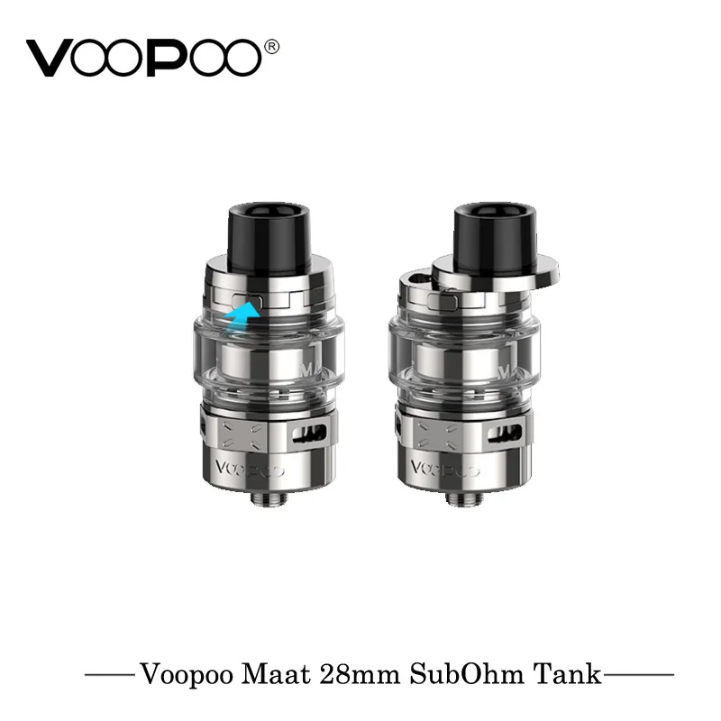 Оригинальный Voopoo Maat SubOhm бак 28 мм Диаметр атомайзер для электронных сигарет 4 мл