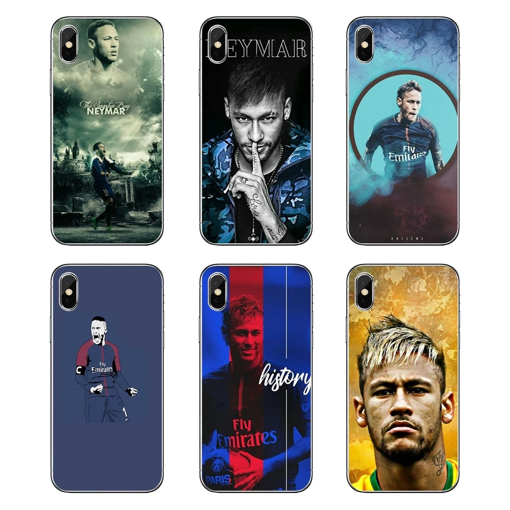 Мягкие прозрачные чехлы для Samsung Galaxy Note 8 9 S9 S10 A8 A9 Star Lite Plus A6S A9S футболист Неймар