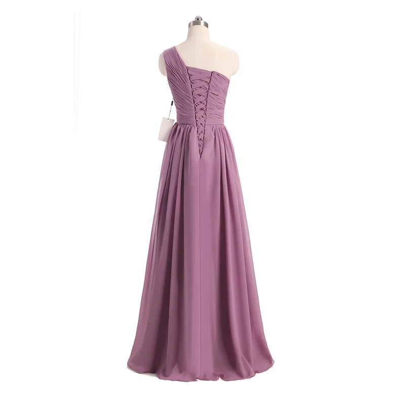 Длинные платья подружки невесты на одном ремешке модные женские шифоновые