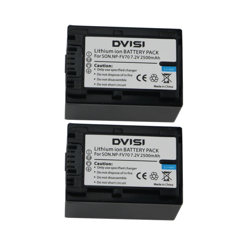 Аккумулятор 2 шт./Лот 5 Ач для Sony NP FV30 NPFV30 FV50 NPFV50 FV70 NPFV70 FV100 NPFV100 и Handycam Camcorder|sony