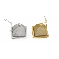 

100pcs/lot Stainless Steel Pyramid Tea Infuser Tea Strainer Loose Teapot Leaf Filter Teaware Tool Accessories lin4390