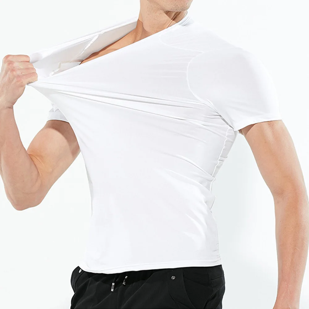 Водостойкая Мужская футболка креативный нержавеющий дышащий Быстросохнущий топ