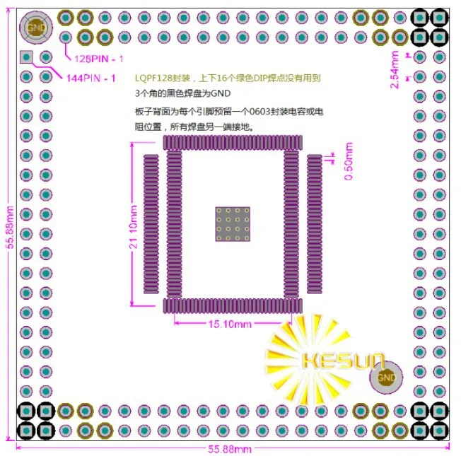10 шт./лот QFP/EQFP/TQFP/LQFP144/LQFP128 SMD поворот DIP CPU широкий 0 5 мм Шаг IC адаптер
