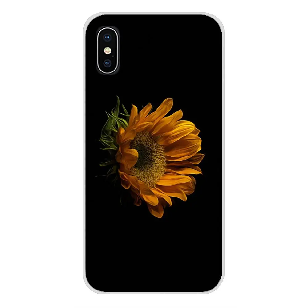 Мягкий чехол с красивыми желтыми цветами и подсолнухом для Xiaomi Redmi Note 6A MI8 Pro S2 A2 Lite