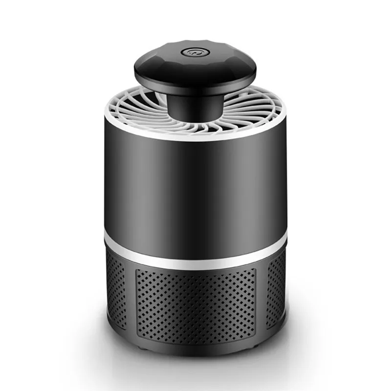 Черный Бионический фиолетовый светильник USB Анти-москитная лампа средство от комаров ошибка лампа ловушка для насекомых Убийца светильник s Отпугиватель вредителей XNC - Цвет: Черный