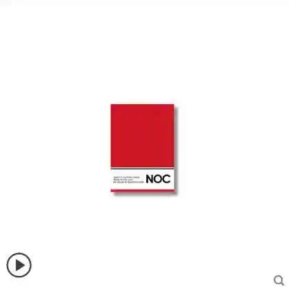 1 Палуба NOC оригинальный 5 цветов выбор игральные карты покер размер палуба USPCC HOPC
