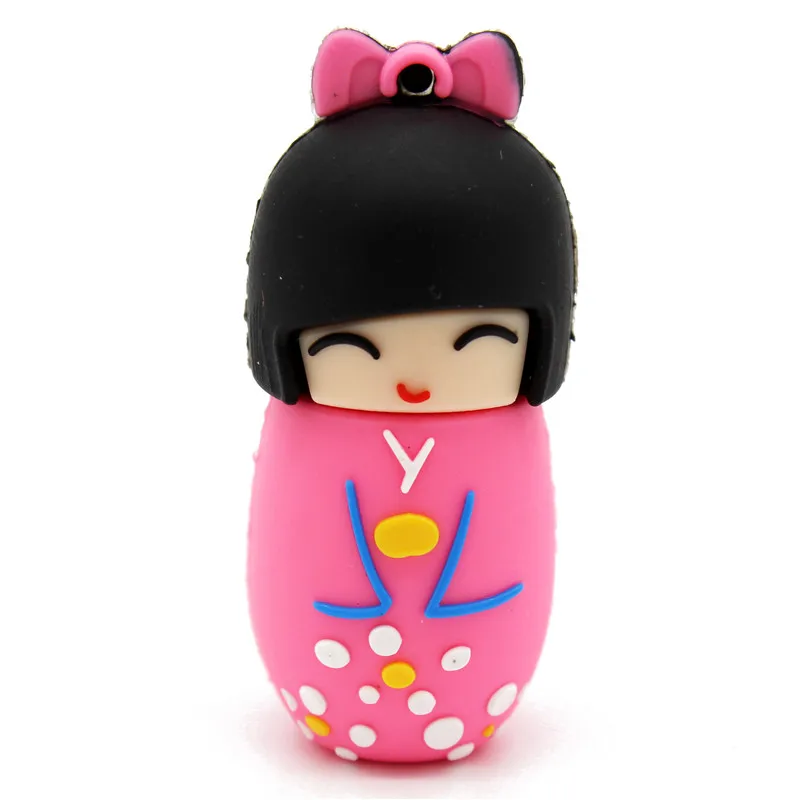 Pink Напиши мне 64 Гб мини милый японский dollusb флеш-накопитель usb 2,0 4 ГБ 8 ГБ оперативной памяти, 16 Гб встроенной памяти, 32 ГБ флэш-накопитель - Цвет: Pink