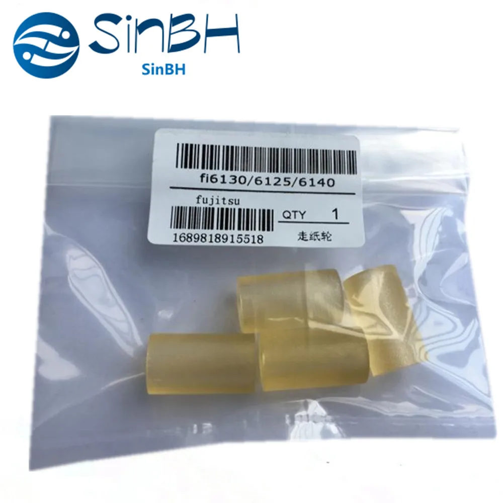 2Set PA03540-Y075 PA03630-Y215 PA03630-Y210 PA03540-G078 Feed Roller Rubber Exit Tire for Fujitsu 6125 6130 6140 6225 6230 6240
