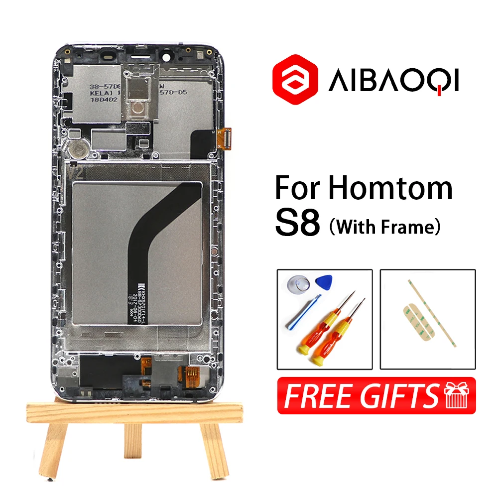 Оригинальный сенсорный экран AiBaoQi 100% гарантия 5 7 дюйма + ЖК дисплей 1280X720 рамка в