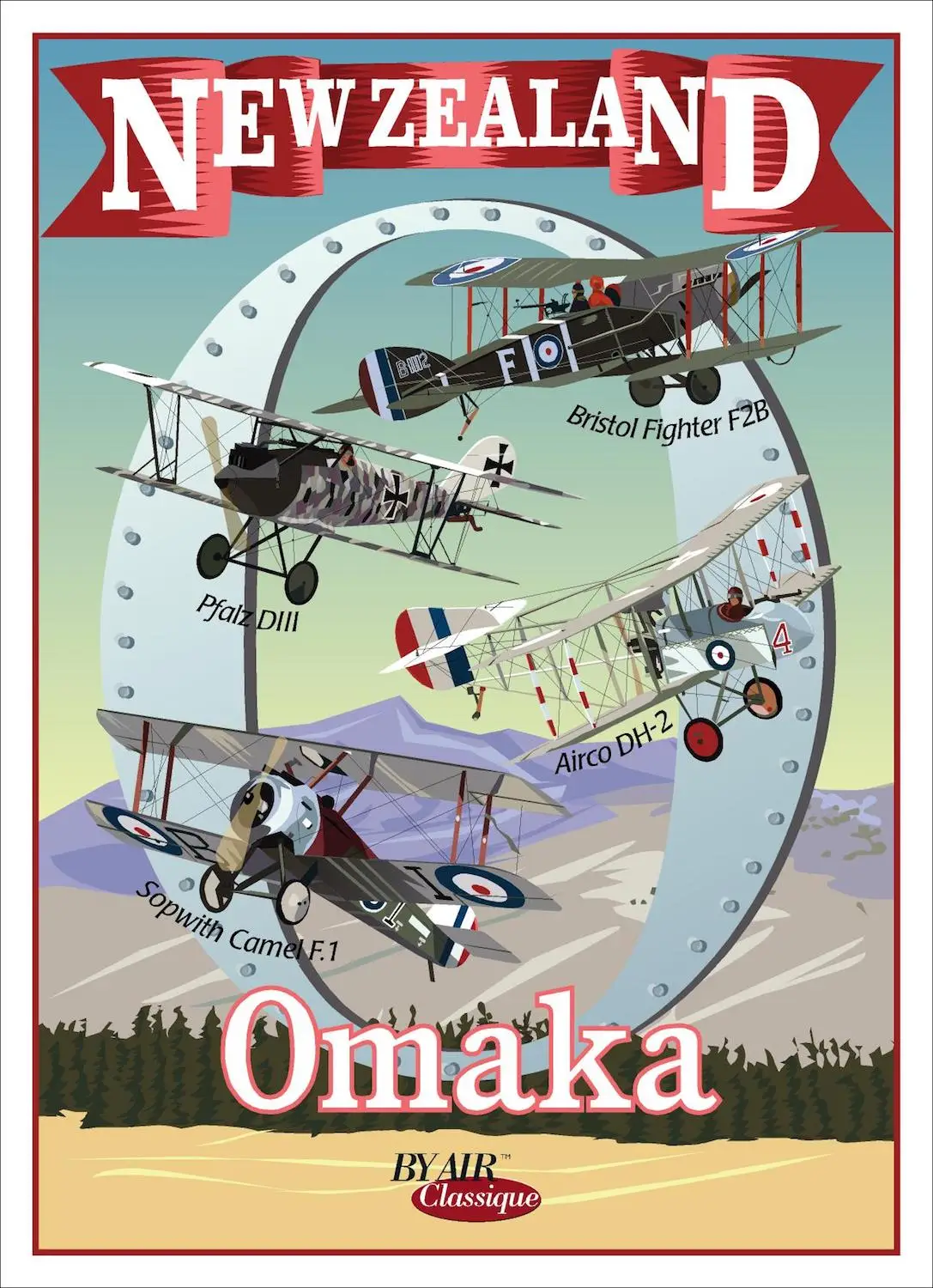 New Zealand NZ NAC Auckland Air Travel Classic Wall Sticker Canvas Paintings Decorative Vintage Poster Home Bar Decor Gift | Дом и сад