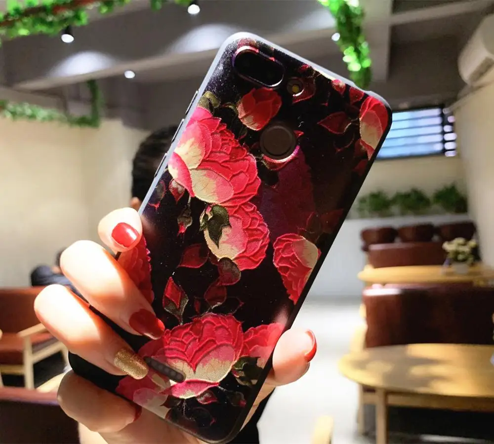 for Xiaomi Redmi 6 Case Phone Back Cover For Coupe Soft TPU Silicone Cases Bags xiaomi redmi Funds #V4088 |