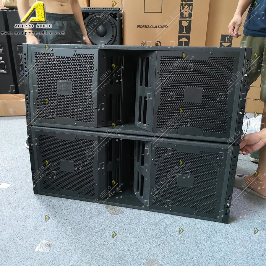 VT4888 двойная 12-дюймовая 18-дюймовая сабвуферная активная акустическая система aine
