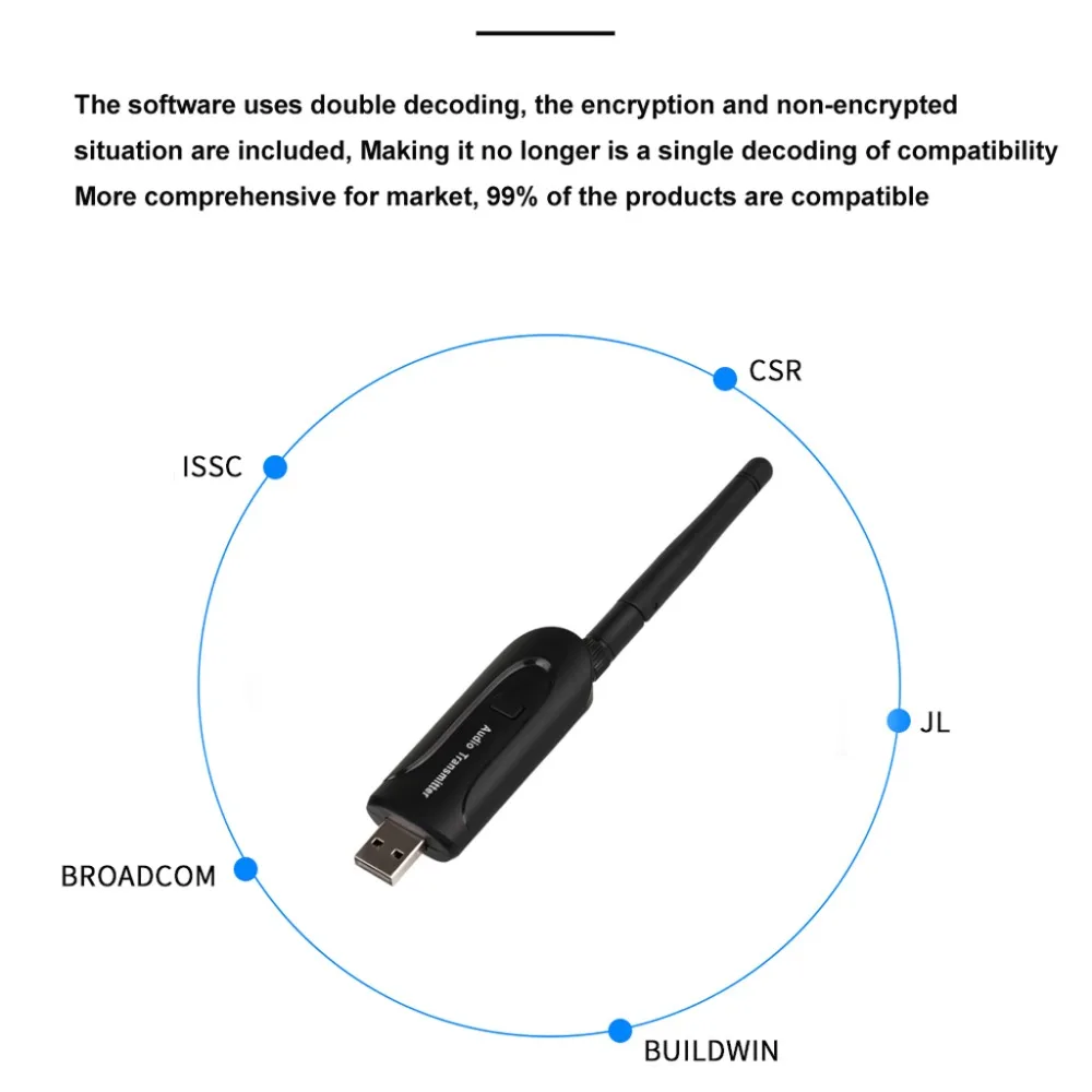 USB 3,5 мм беспроводной Bluetooth 4,0 A2DP стерео музыка аудио передатчик Отправитель для ноутбука ПК ТВ динамик наушники по Bluetooth