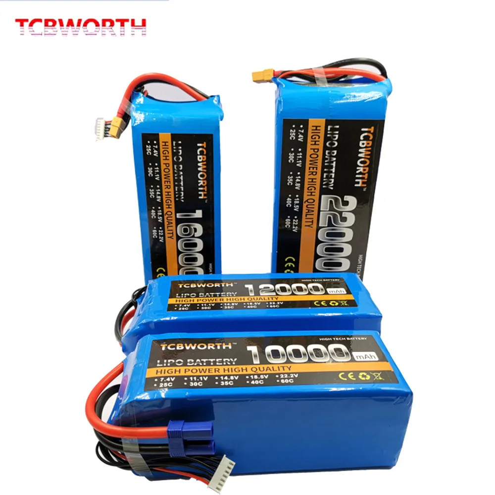 RC LiPo батарея 6s 22,2 V 22000mAh 25C для RC автомобиль самолет, танк модели игрушек 6s RC батареи LiPo высокой мощности