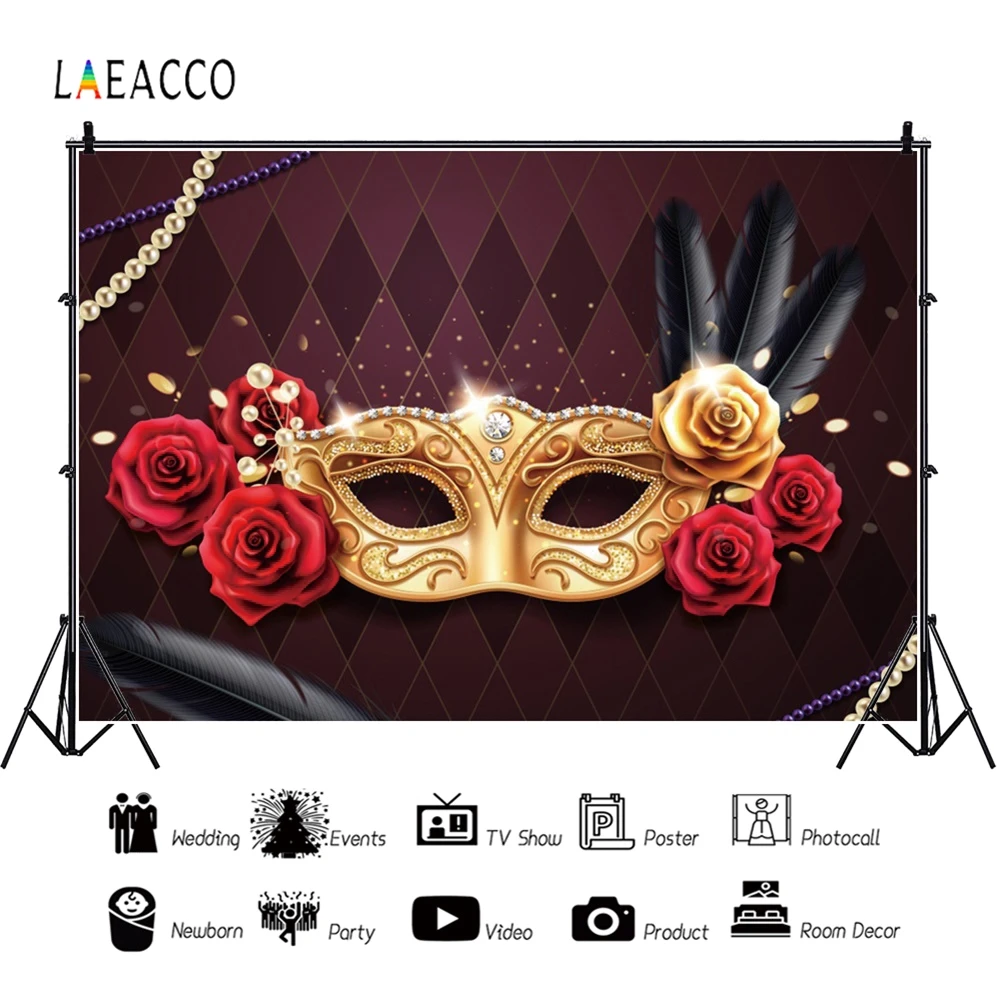 Laeacco освещение с дизайном Снежинка пятна боке снег Floret Детские фотографии фоны