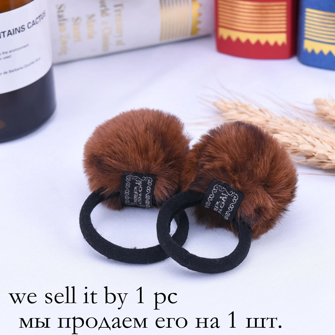 1 шт. эластичные резинки для волос с леопардовым принтом и бантом девочек