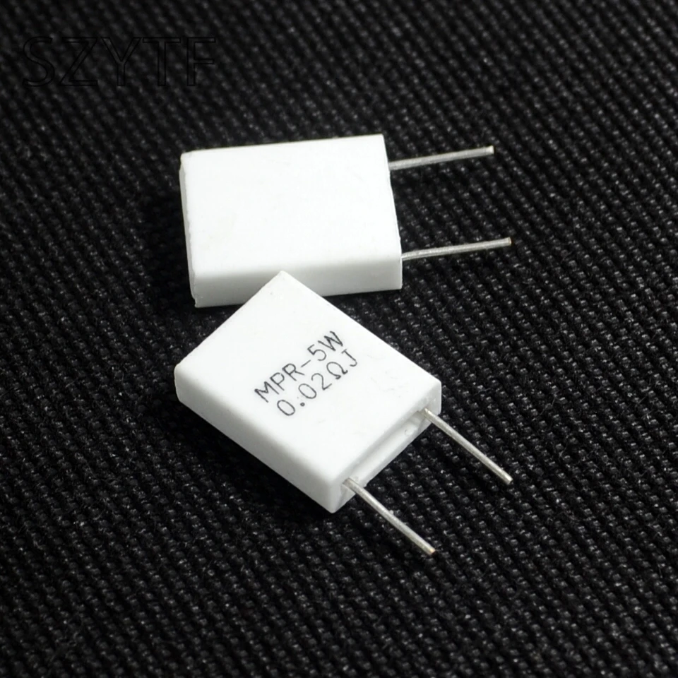 5 Вт нет ощущения сопротивления керамические резисторы MPR 5W 0.02R 5% 0 02 Ом|resistor 0|resistor