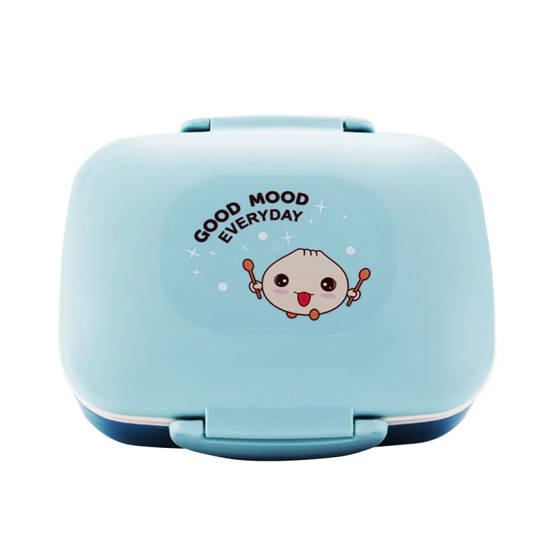 Здоровый пластиковый Ланч бокс Bento ланчбокс для микроволновой печи с