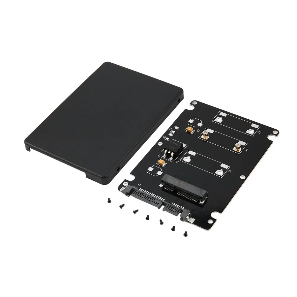 Портативный мини HDD эффективный и быстрый мини 2,5 дюймовый MSATA SSD до 22 Pin SATA SSD адаптер Коробка Внешний HDD мобильный ящик