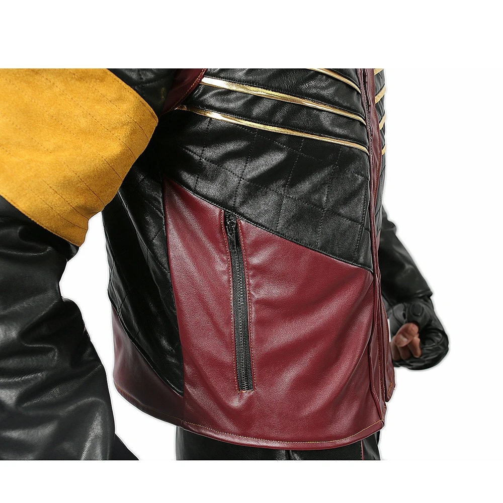 Мужской костюм из искусственной кожи XCOSER оригинальный дизайн для косплея фильма