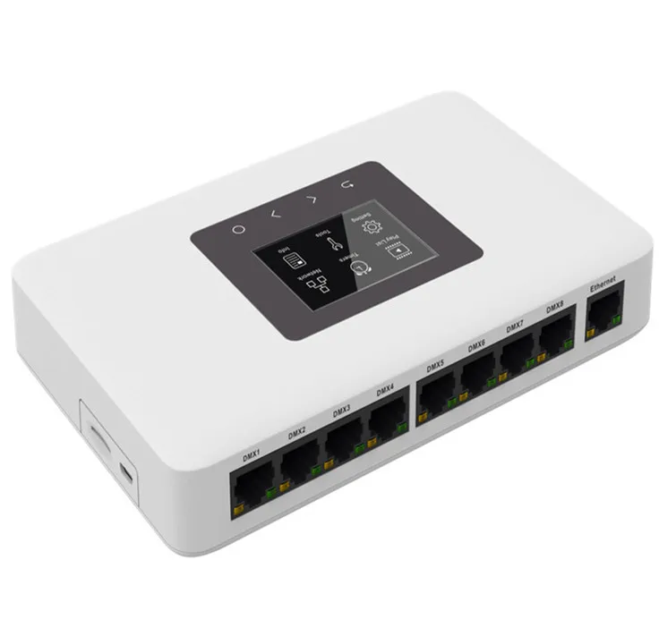 Artnet DMX 8S 8 * 512CH ArtNet к контроллеру DMX|artnet to dmx|artnet dmx controlerartnet controller |