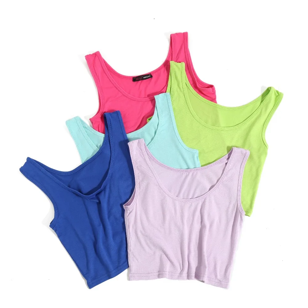 Женский укороченный топ без рукавов хлопковая футболка повседневная Милая