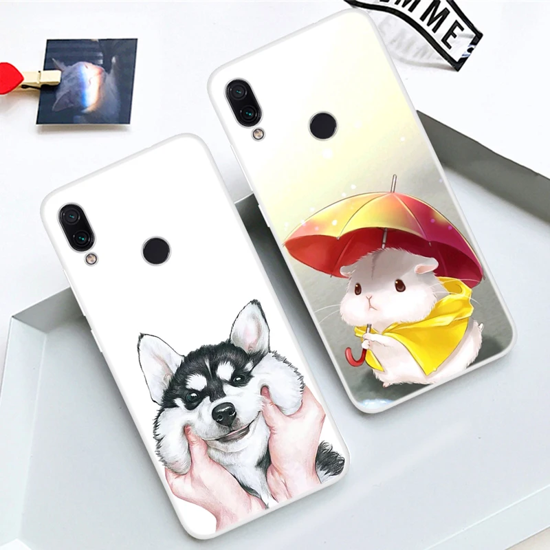 Для Xiaomi Redmi 7 Чехол 6,26 ''мультяшная Раскрашенная мягкая ТПУ задняя крышка чехол для Xiomi Redmi 7 силиконовый чехол для телефона s Capas On Redmi7