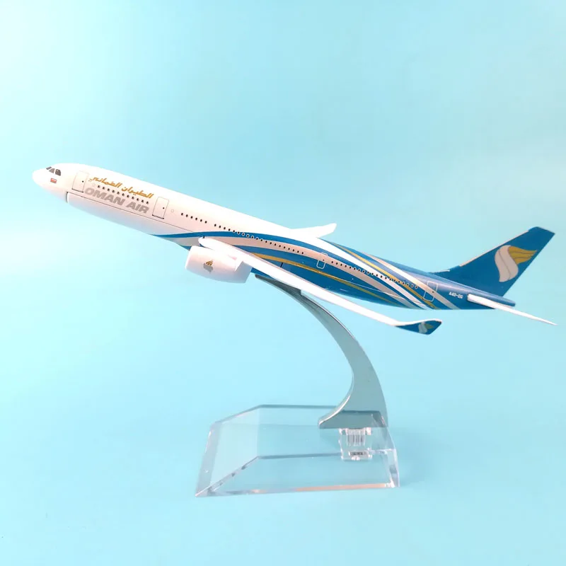 A330 Оман Воздушный самолет из металлического сплава модель самолета Игрушечная