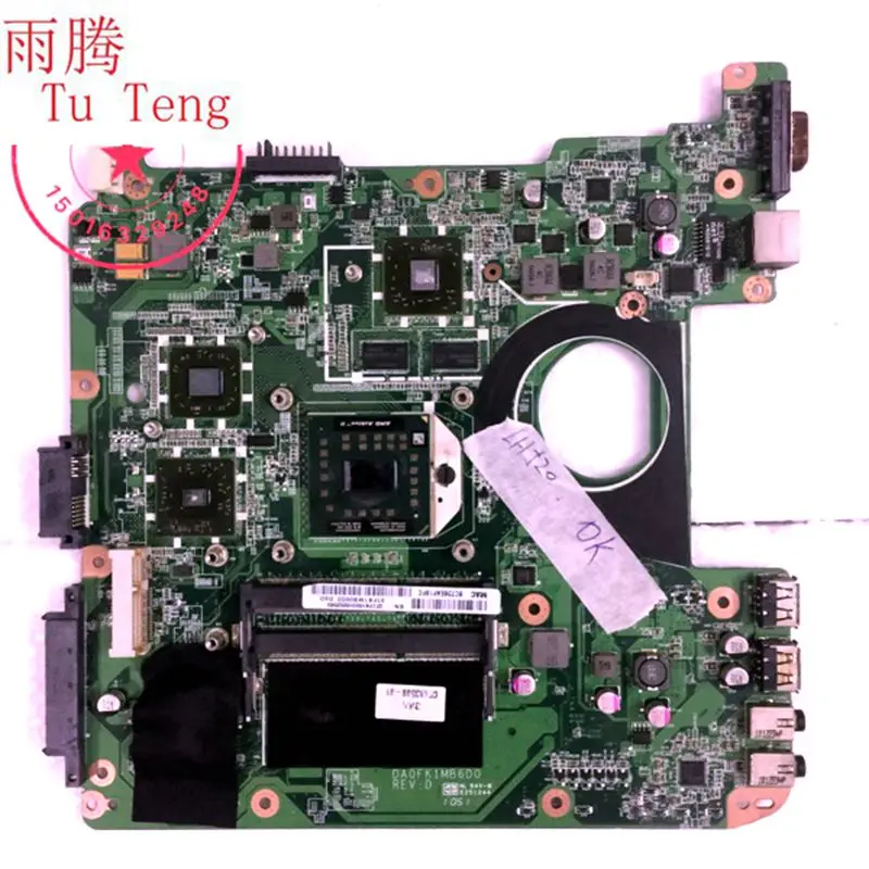 Материнская плата для ноутбука Fujitsu lh520 DA0FK1MB6D0 100% тест ок доставка | Компьютеры и