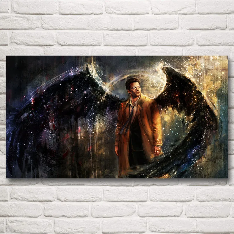 Foocome Supernatural - Devil Ghost ТВ сериал художественная шелковая ткань постеры и принты