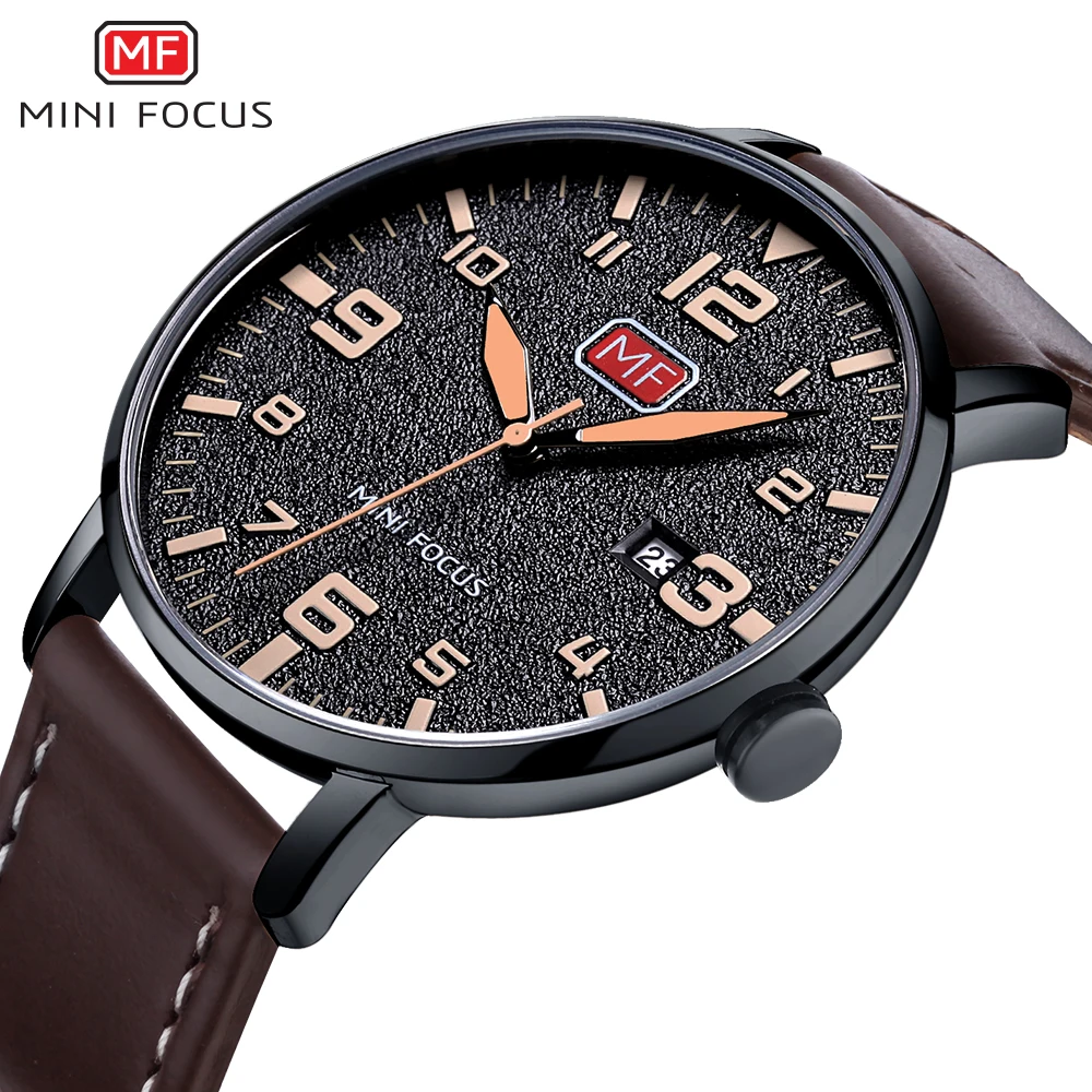 

Luxury Brand Men Fashion Watches Men's Waterproof Quartz Date Clock Man Leather Strap Black Dial Army Military Wrist Watch Wach