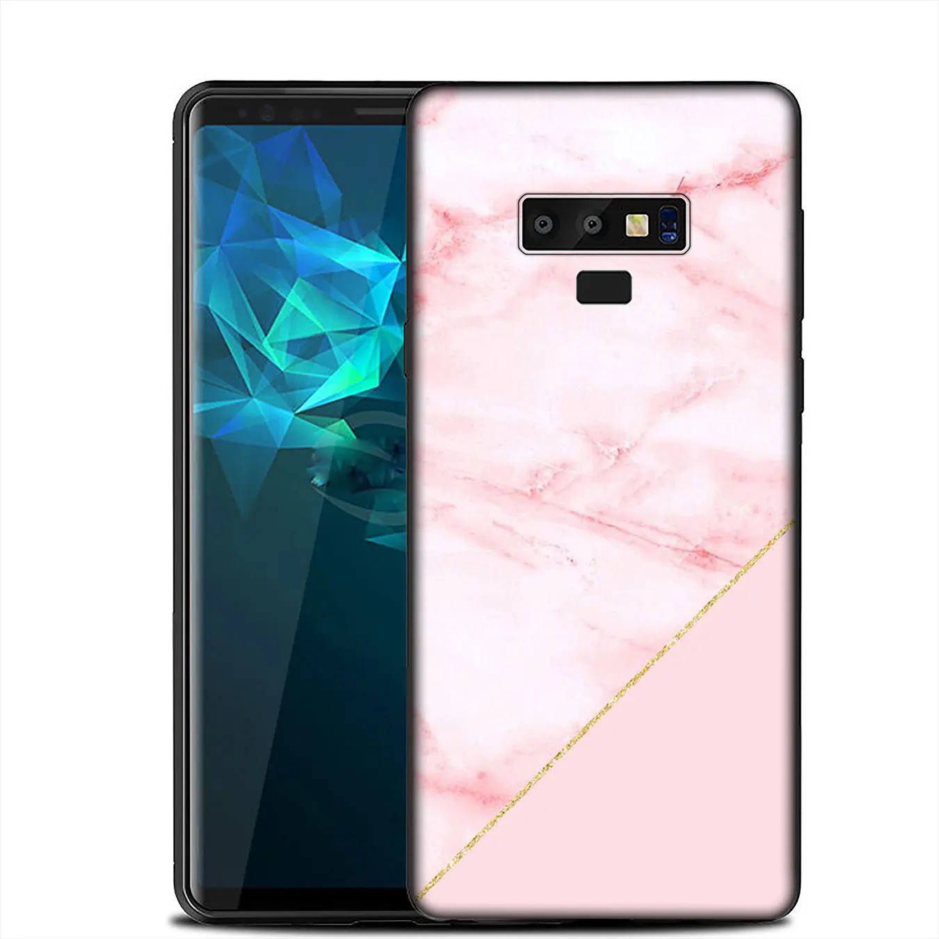 IYICAO розовый мрамор Новинка Fundas Мягкий силиконовый чехол для Samsung Galaxy A6 Plus A9 A8 A7 2018