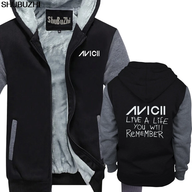 Avicii Live A Life You Will Remember толстовка унисекс avicii EDM Dance Legend Мужская брендовая куртка хлопковое теплое пальто для мужчин sbz1148