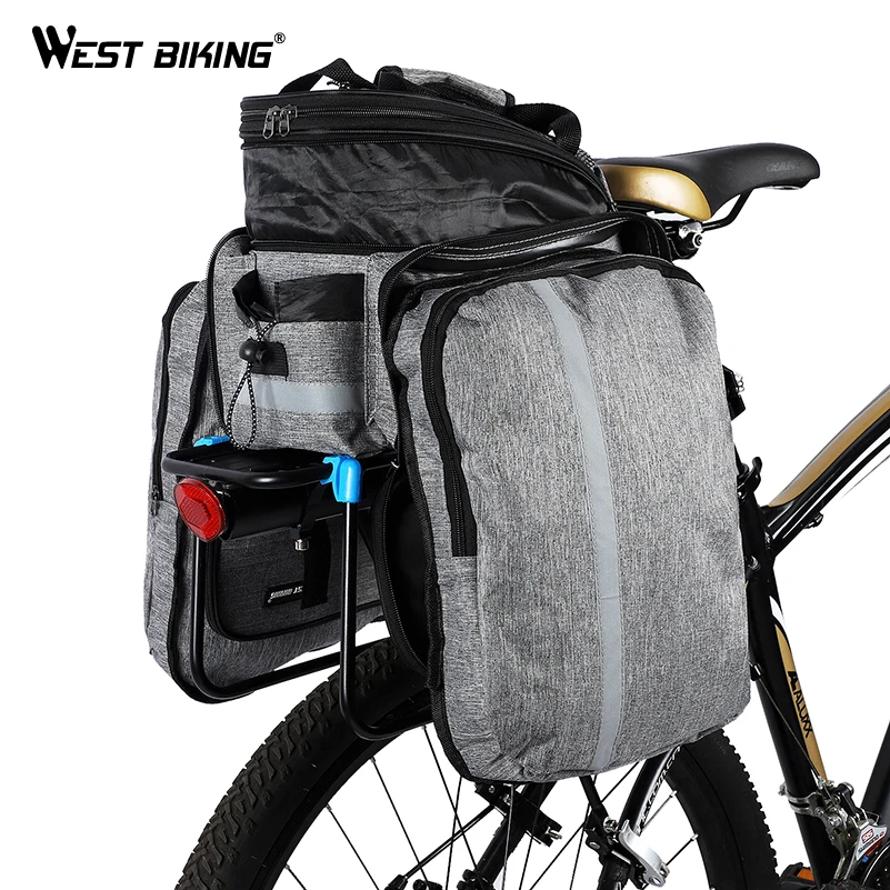 WEST BIKING Водонепроницаемый Велосипедное Сиденье панье пакет Чемодан велосипедная