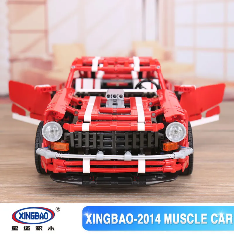 XingBao креативный городской автомобиль Racer MOC строительные блоки для детей сборный