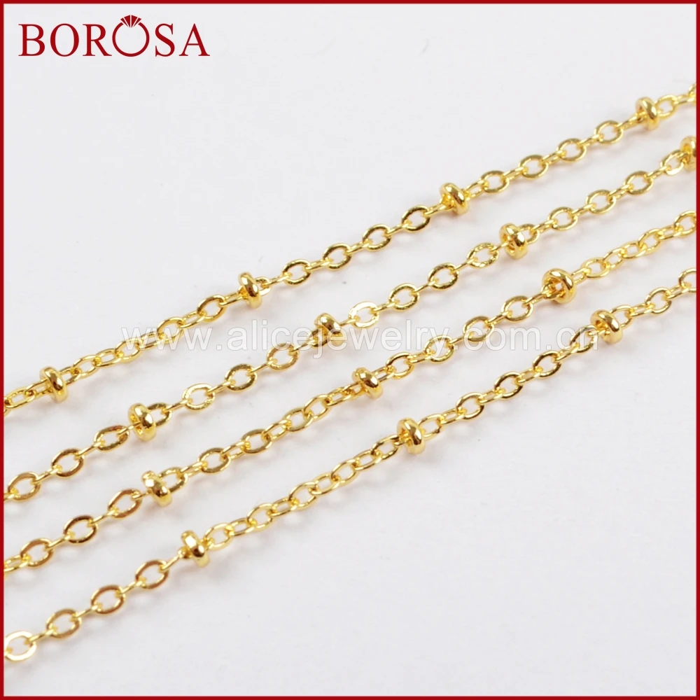 

BOROSA 5/10PCS New Style 20" Gold Color Horn Shape Natural Shell Pendant Necklace Jewelry for Women Girls G1608-N