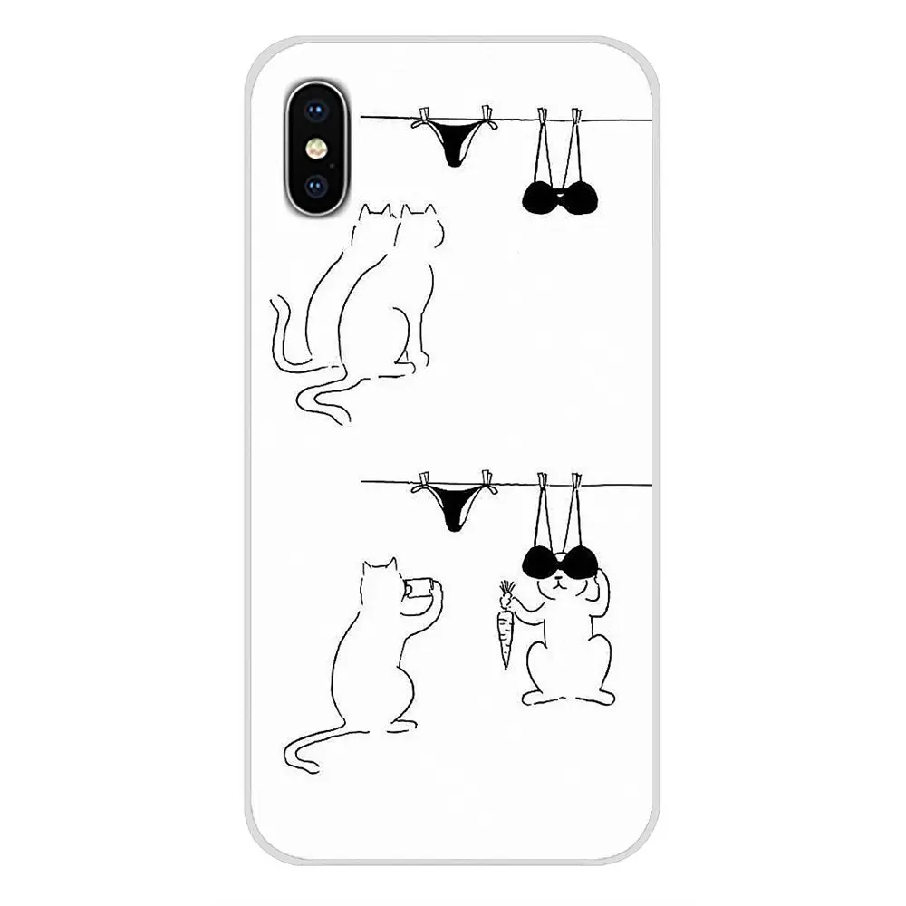 Милые Мультяшные аксессуары для кошек чехлы телефонов LG G3 G4 Mini G5 G6 G7 Q6 Q7 Q8 Q9 V10 V20 V30 X