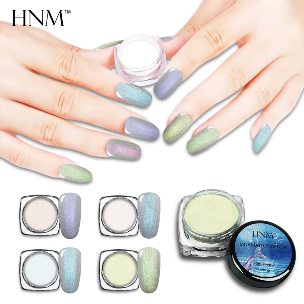 Голографический Гель лак HNM 1 г/кор. для ногтей смешанный с УФ гель лаком блестящий