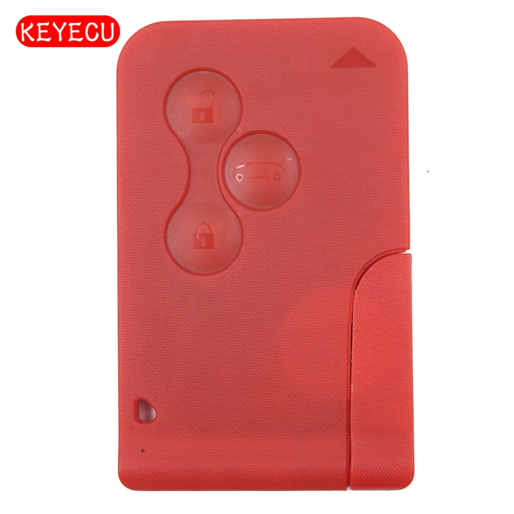 Keyecu дистанционный ключ брелок от машины 3 Button 433MHz PCF7947 для Renault 2003 2008 Megane Scenic 2006 2012