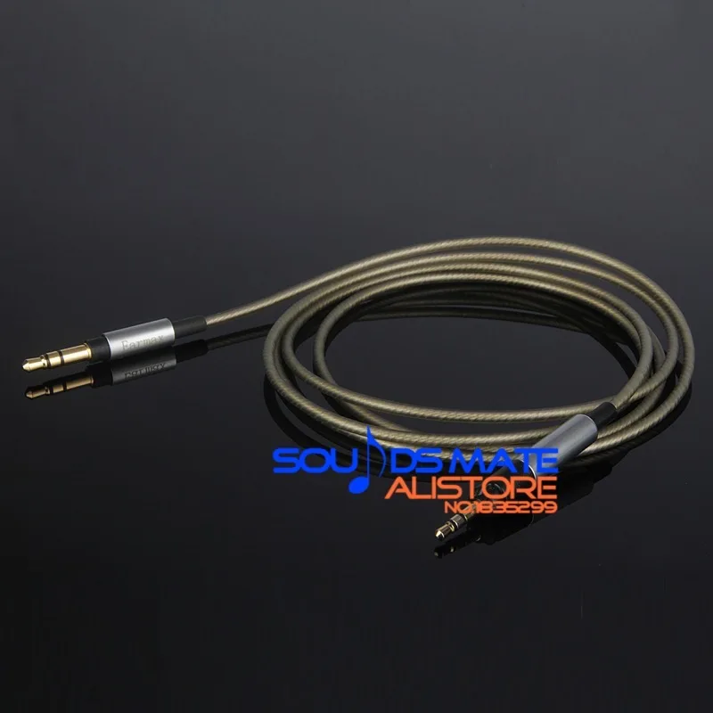 Обновление с серебряным покрытием HIFI кабель для аудио Technica ATH M50x M40x наушник ди