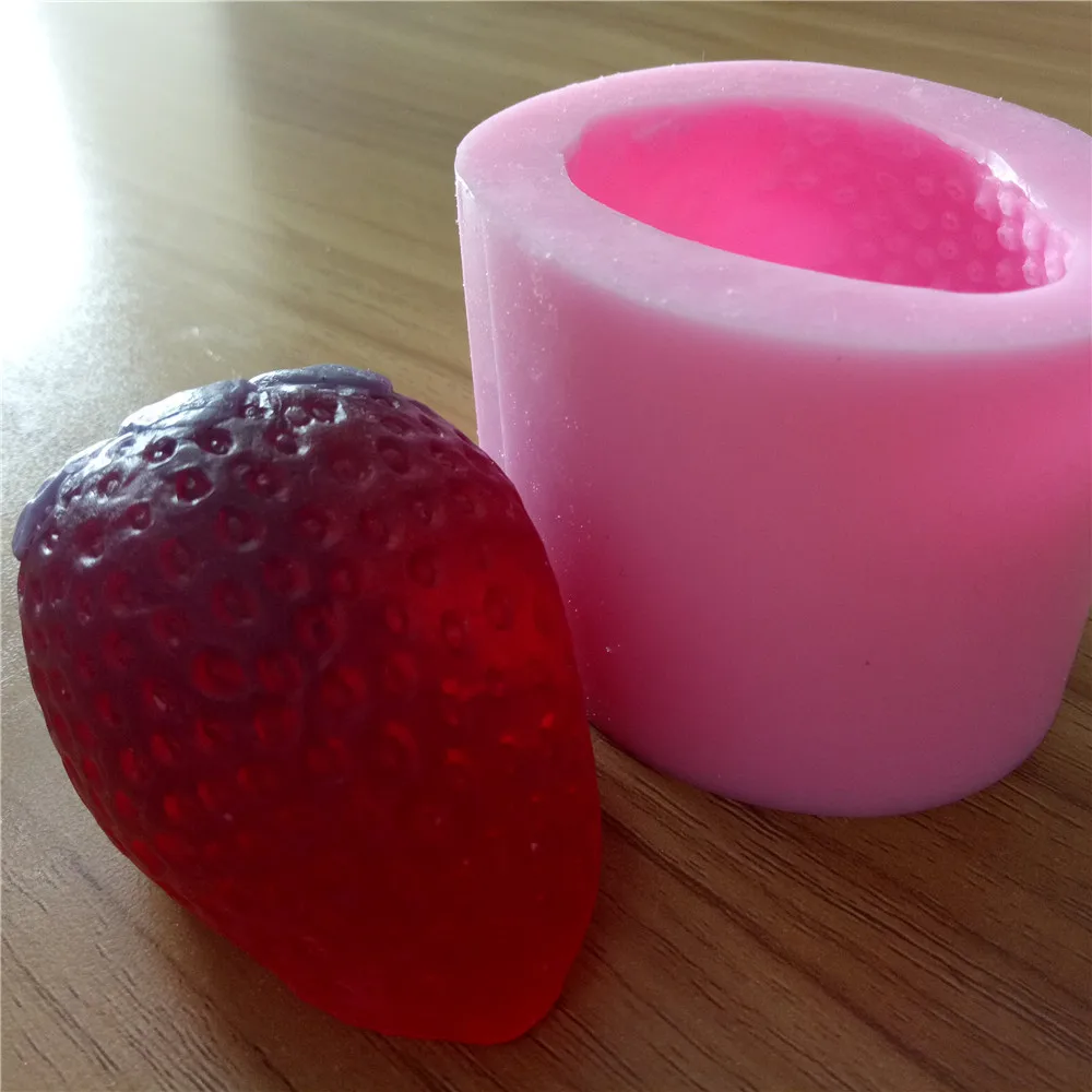 ЗД Стравберры силиконовые формы молды форма для мыла|silicone mold|soap moldfruit silicone mold |