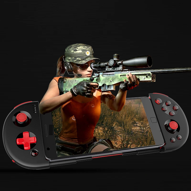 Pubg контроллер телескопический Портативный Джойстик Геймпад Android игровой Bluetooth