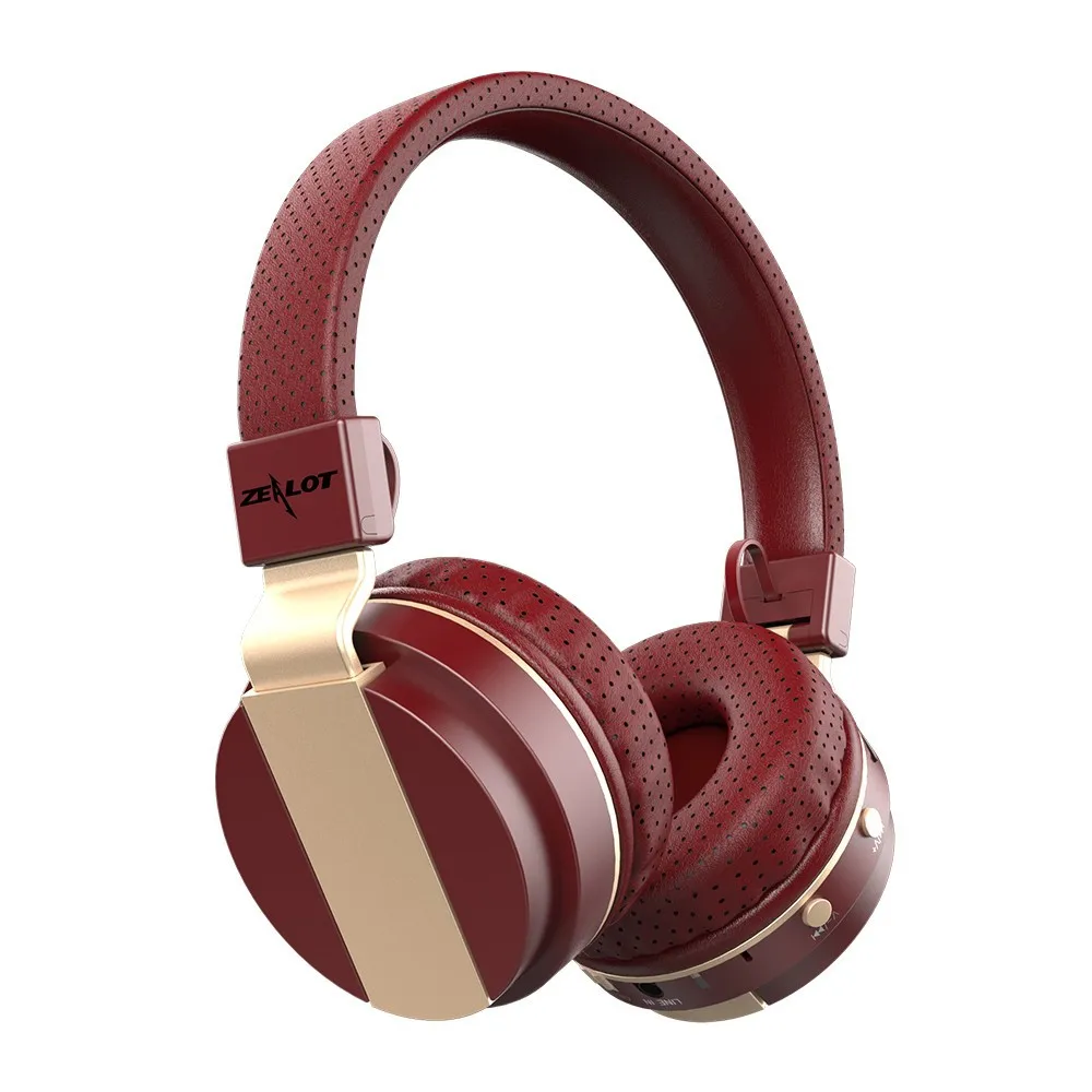 Zealot 047 Bluetooth HiFi наушники стерео FM радио беспроводные bluetooth с высокой точностью