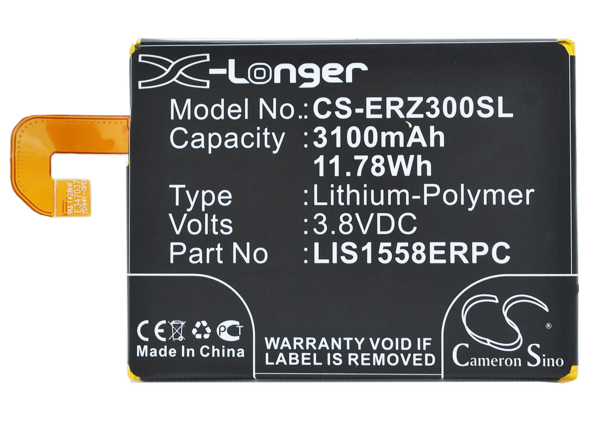 Cameron Sino 3100 мАч аккумулятор LIS1558ERPC для Sony Ericsson D6616 D6633 L55T M55w Pegasus Maki SO 01G Xperia Z3 4G WiMAX