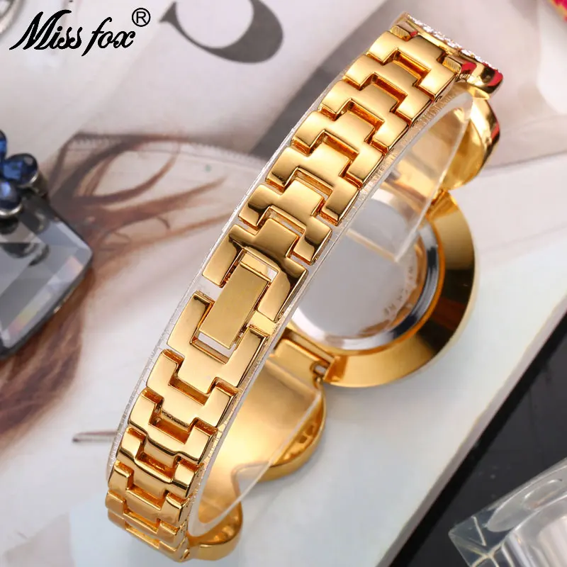 MISSFOX Miss Fox кварцевые женские часы Серебристые водонепроницаемые Топ бренд