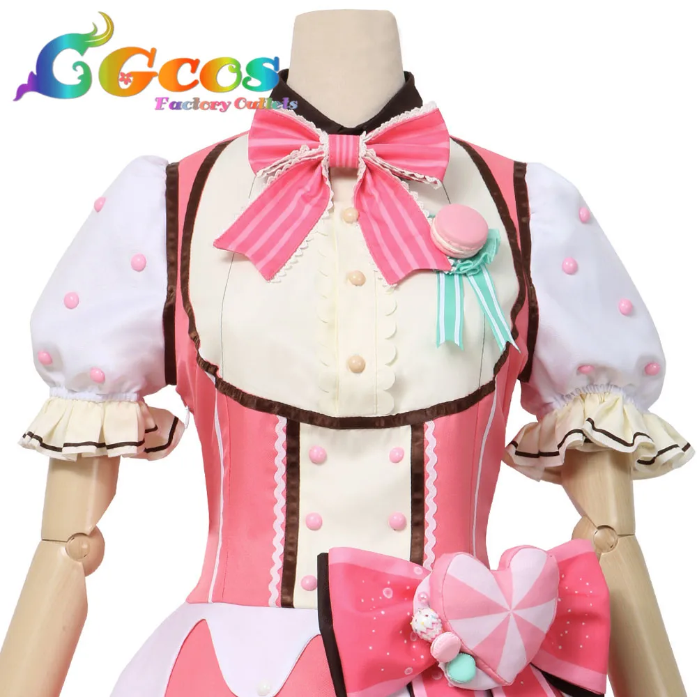 CGCOS Косплэй костюм Bang Dream! Poppin'Party Aya Maruyama платья одежда Униформа бесплатная