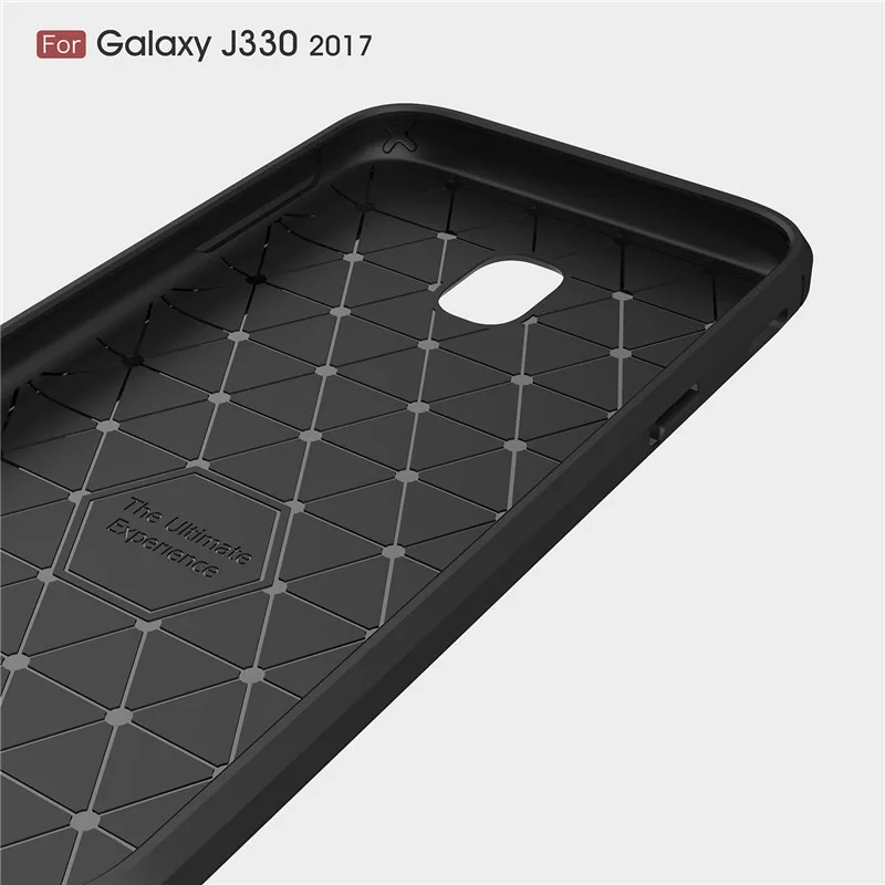 Whyes для Samsung Galaxy J3 2017 чехол J330 из углеродного волокна мягкий ТПУ тяжелый