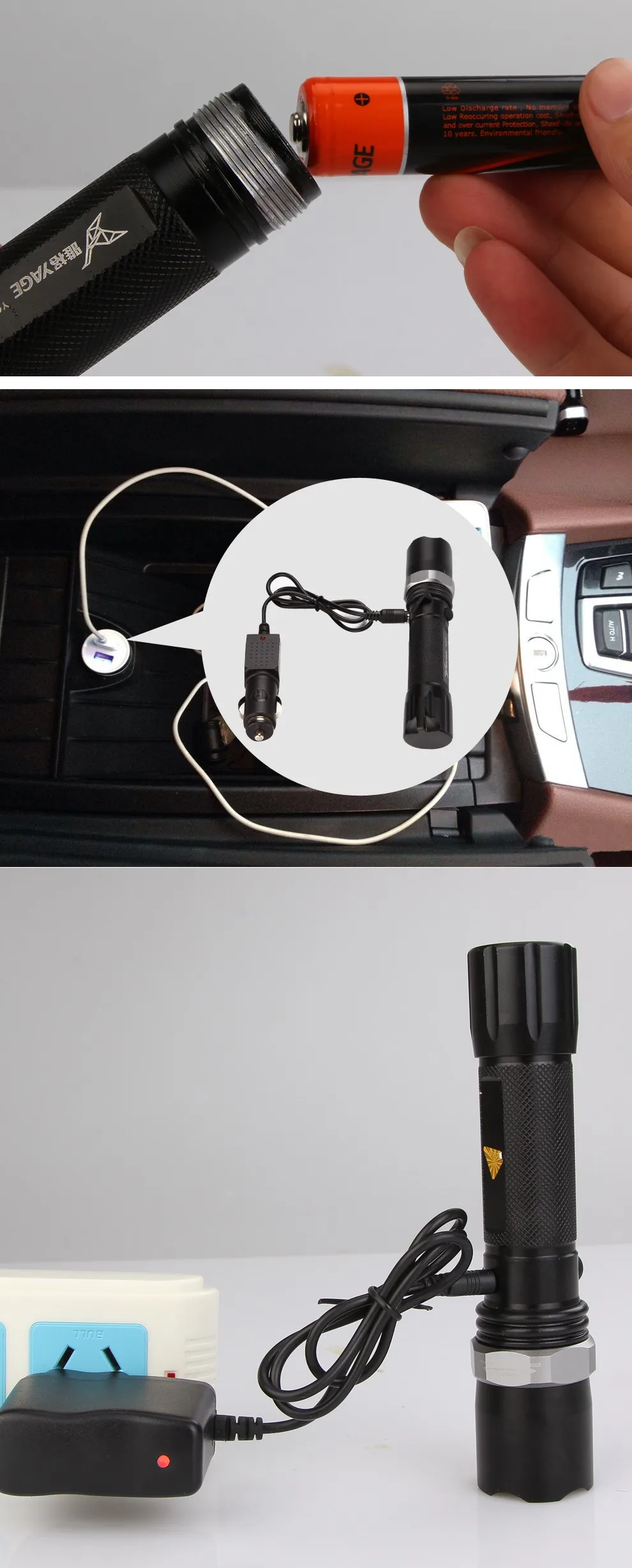 YAGE CREE LED Фонарик Поворотный Фокусировки Cree Портативный Факел Масштабируемые Аккумуляторная Фонарь Linternas Китае после отгрузки нет слежения