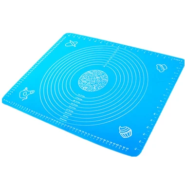 50x40cm 50*40 см кондитерский коврик для выпечки силиконовый антипригарный коврик стол Гриль коврик прикрепить весы коврик для замеса теста прокатки кондитерский коврик - Цвет: 50x40cm