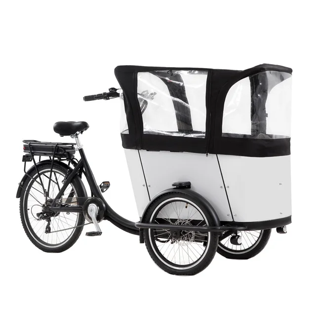 Европа Популярные bakfiets e cargo велосипед электрический для детей с дождевиком (CNF по
